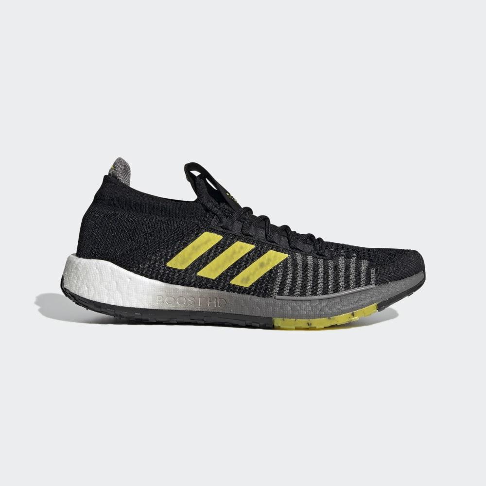 Adidasi Alergare Adidas Pulseboost HD Barbati Romania - Negrii/Galbeni/Gri EG0974